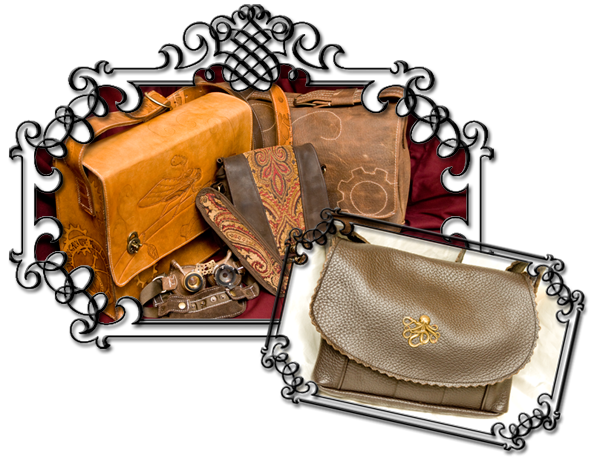 Custom and one of a kind leather bags